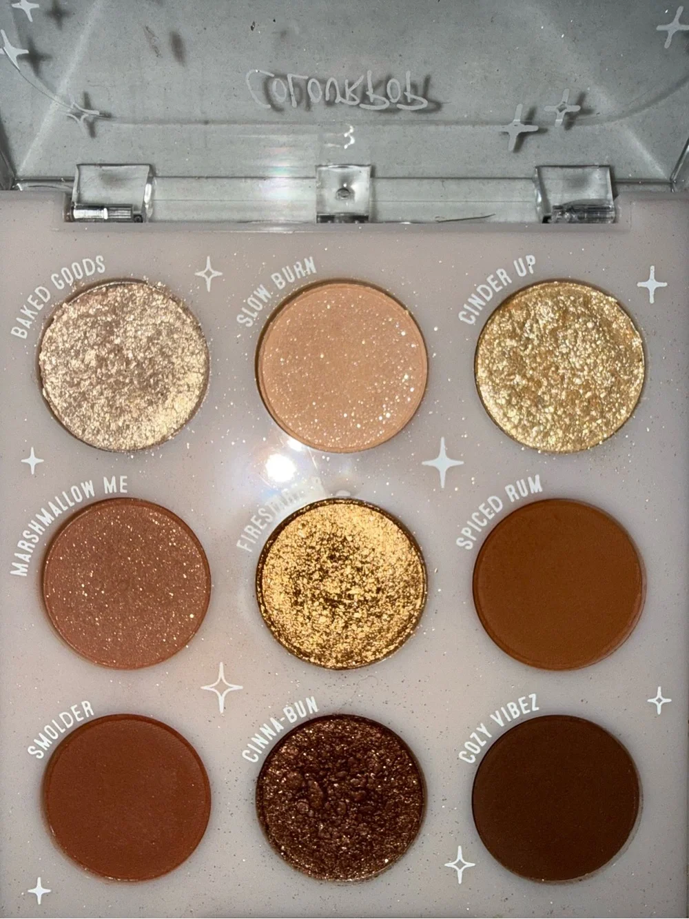 ColourPop Feelin' Toasty 9-Pan Palette — Warm Clay, Brown, Bronze Shades